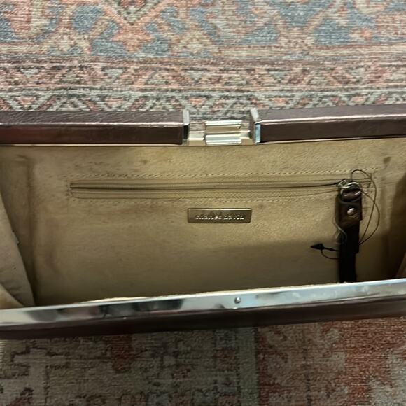 Charles David Bronze Clutch - Picture 5 of 9